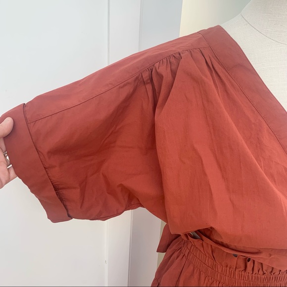 SOLD - Free people rust color crop top and midi skirt set - Picture 4 of 9